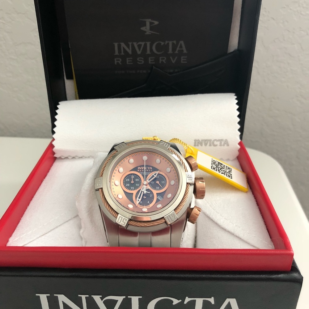 Invicta Reserve Mens Bolt Zeus Chronograph